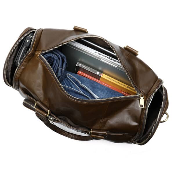 Caper Leather Weekender Bag