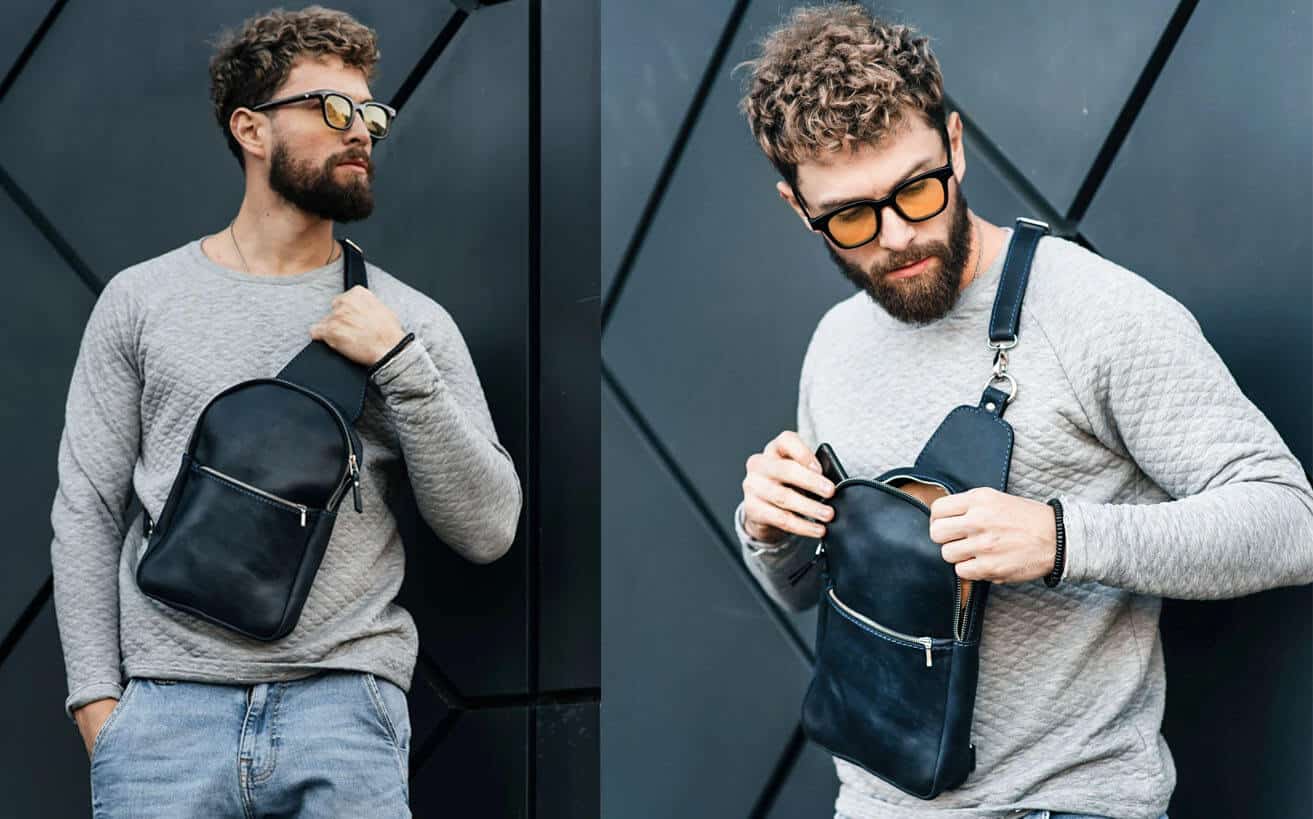 Can a Black Leather Sling Bag Be Used as a Gift?
