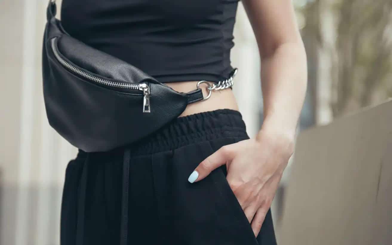 How To Style A Leather Fanny Pack With A Dress?