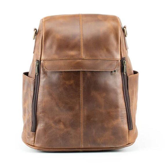 Knuckle Small Leather Backpack