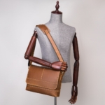 Buffalo Leather Messenger Bag