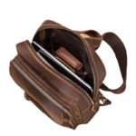 Mario Leather Chest Bag