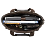 Leather Satchel Messenger Bag