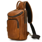 Frevo Leather Sling Bag
