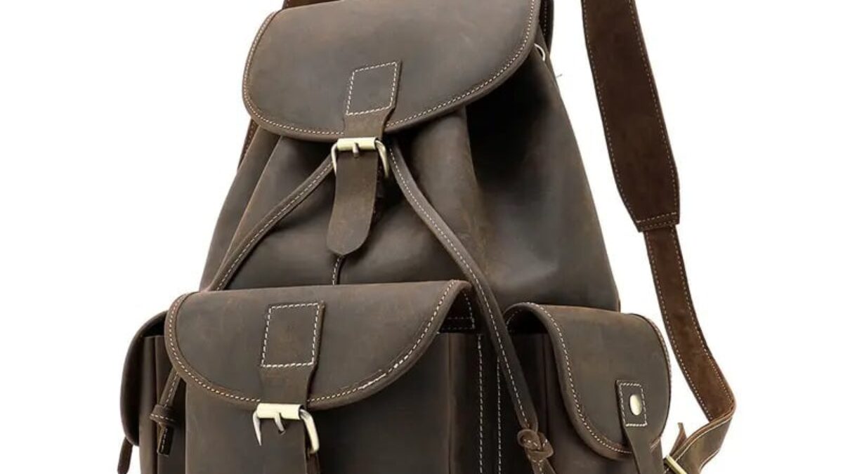 Bucket-Backpack-Dark-Brown-1-  display picture 3