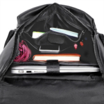 Carbon Black Leather Backpack