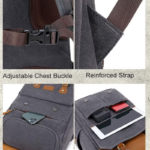 Casual Canvas Leather Backpack