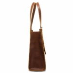 Tall Leather Tote