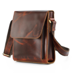 Brown Leather Messenger Bag