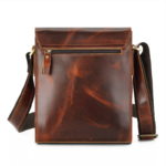 Brown Leather Messenger Bag