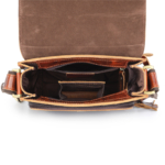 Brown Leather Messenger Bag