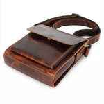 Brown Leather Messenger Bag