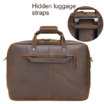 Plume Leather Messenger Bag