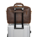 Plume Leather Messenger Bag