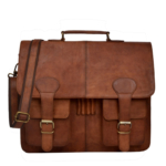 Verdant Leather Messenger bag