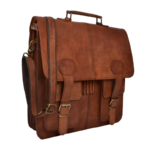 Verdant Leather Messenger bag