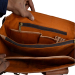 Verdant Leather Messenger bag