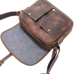 Wanderlust Leather Messenger Bag