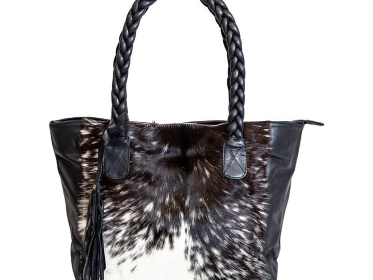 Real Unique Goat Fur Tote Bag– Unique Leather Bags