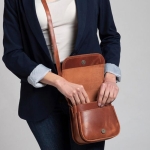 Irina Tan Leather Mini Crossbody Bag - Image 4