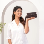 Brown Leather Crossbody Sling Bag - Image 7