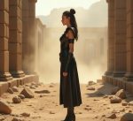 Genuine Leather Armored Gladiator Dress
