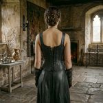 Premium Leather Corset Top Fantasy Battle Dress