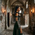 Genuine Leather Armored Gladiator Dress